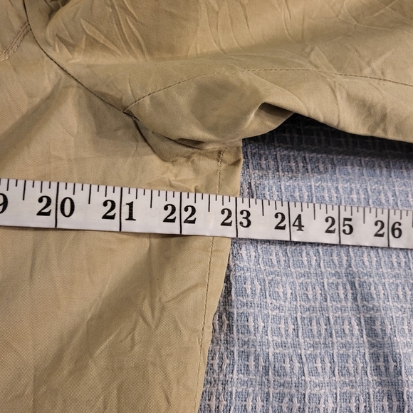 Zara Basic Kahki long Sleeve Trench Coat - Picture 9 of 13